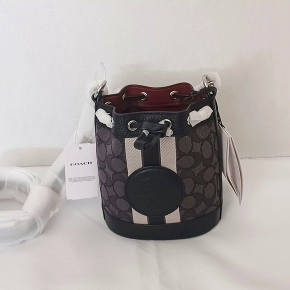 COACH Handbags - COACH MINI DEMPSEY BUCKET BAG CROSSBODY--- CANVAS LOGO---WONDERFUL---LOVE TO ACC